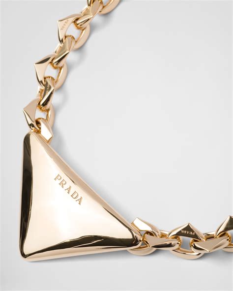 gold prada necklace - Prada fine jewelry eternal gold.